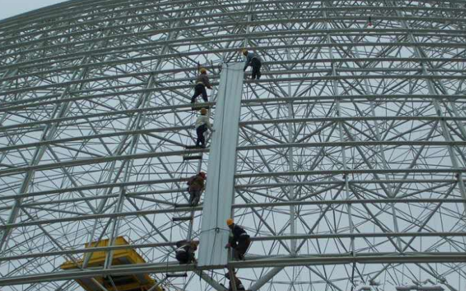 山南网架装配好以后应当留神哪八项验收事件